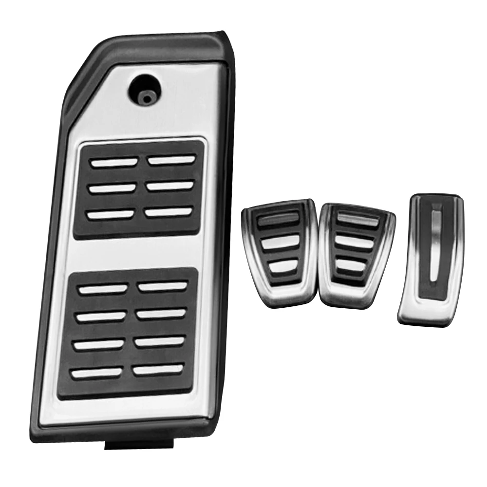 Car Pedals Car Accessories Fuel Accelerator Brake footrest Plate For Audi Q7 SQ7 Q8