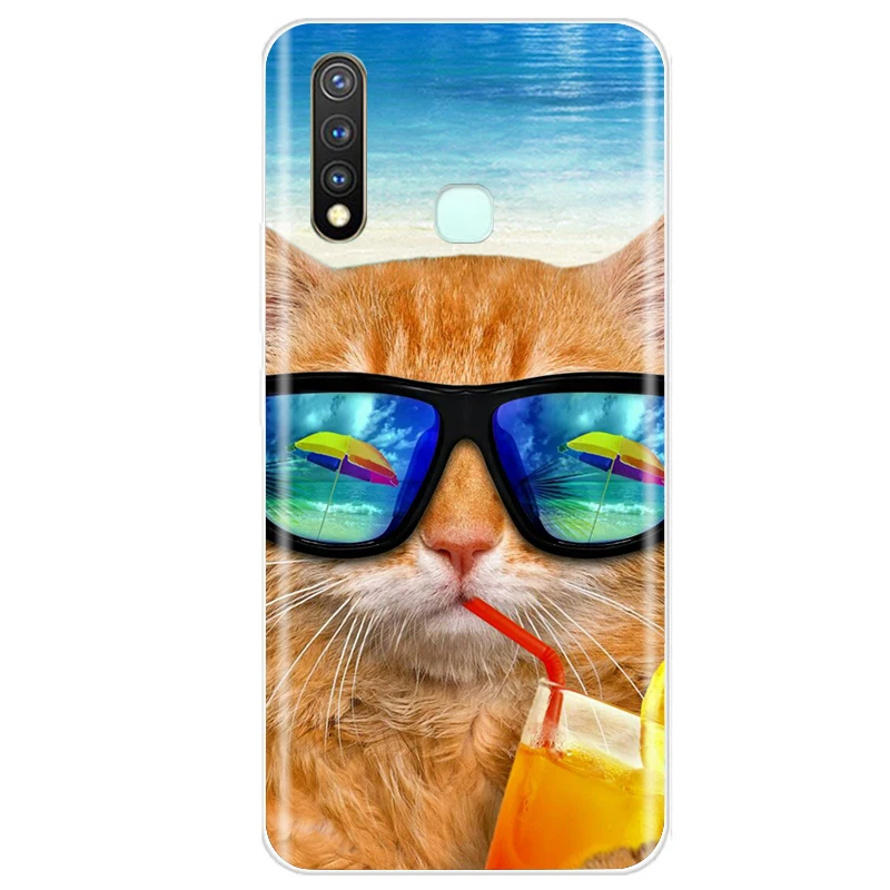 For Vivo Y19 Case Silicone 6.53 Phone Back Cover Phone Case for vivo 1915 Y19 Case vivoY19 Y 19 Case Fundas Etui Bumper Coque waterproof phone bag