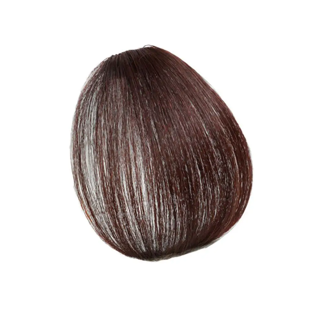 Тонкие аккуратные воздушные челки Remy человеческие волосы для наращивания на заколках с бахромой - Цвет: G
