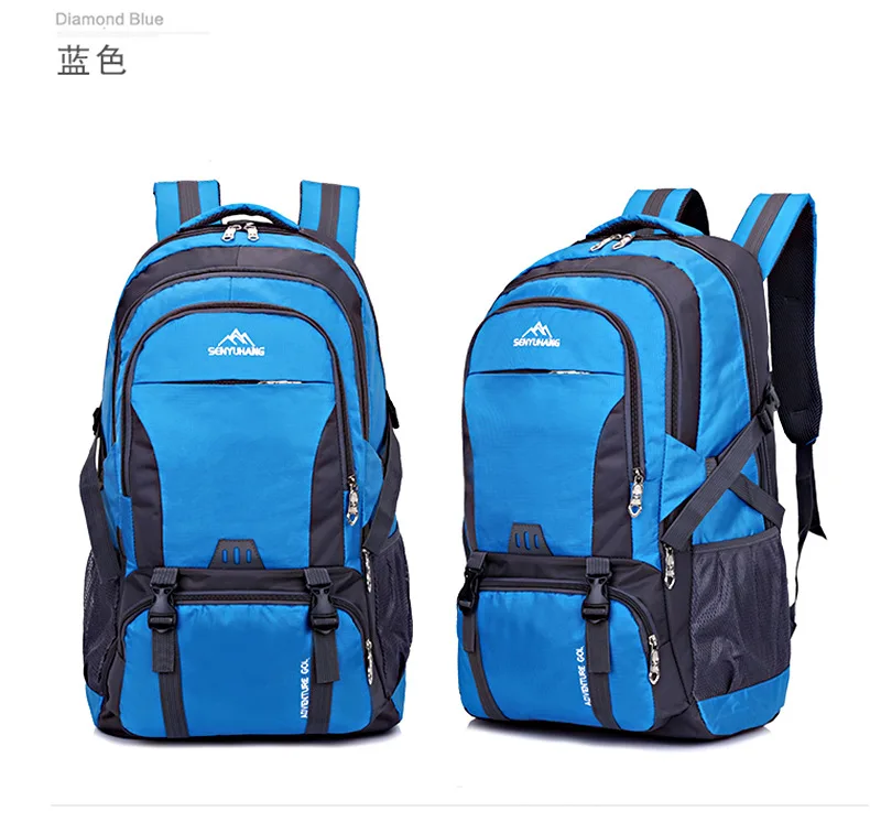 Мужской спортивный рюкзак 60л, водонепроницаемый, походный, рюкзак для альпинизма, альпинизма, женский рюкзак