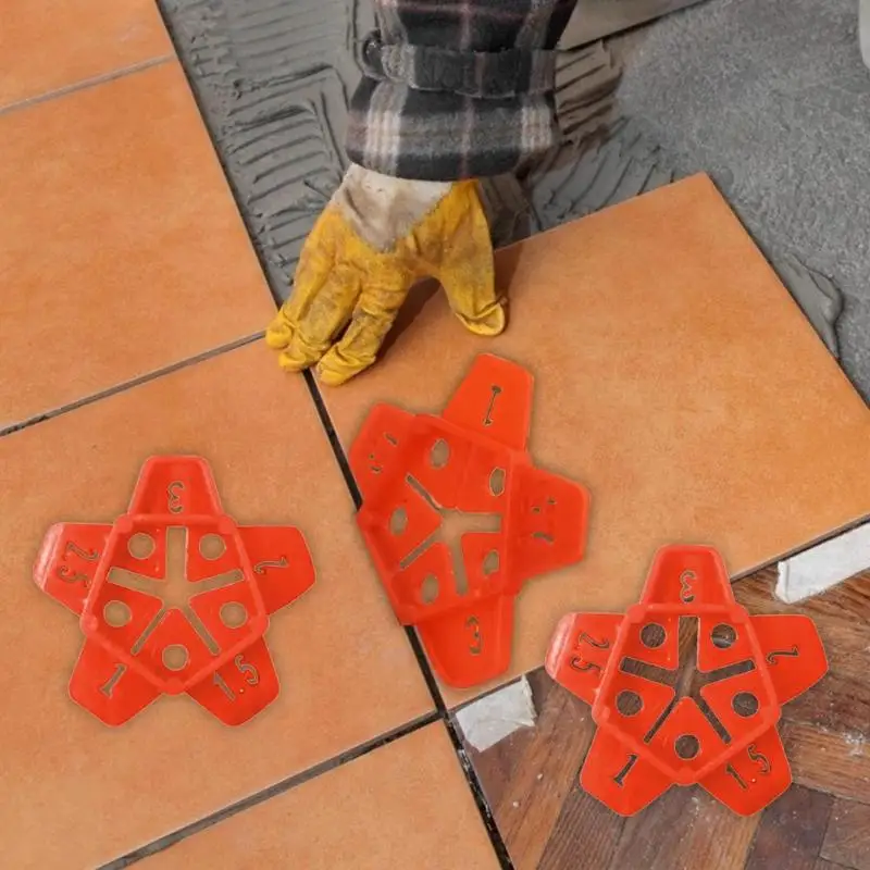 

Reusable Plastic Tile Leveling Device Level Wedge Tile Spacers for Flooring