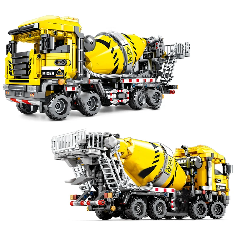 SEMBO Building Blocks City Engineering Bulldozer Crane Technic Car Truck Excavator Roller Blocks Building Bricks Construction