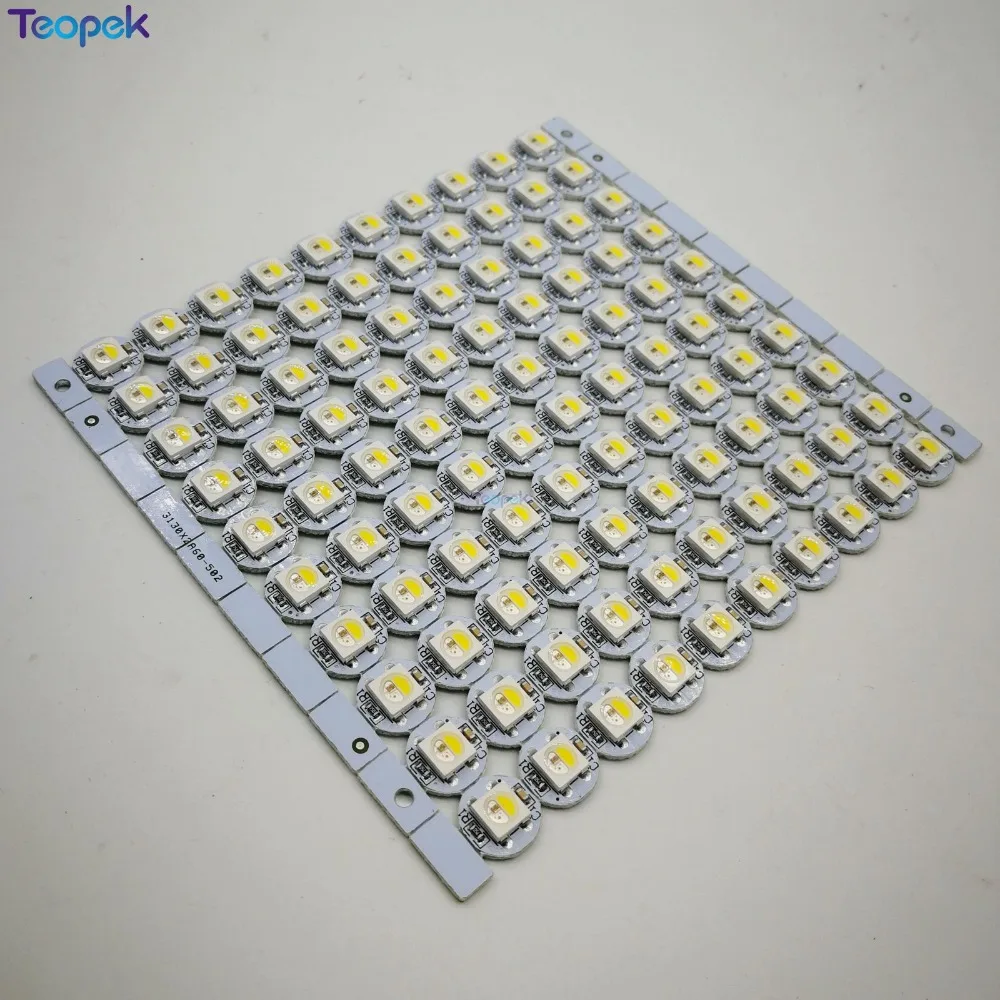 

SK6812 RGBW 5050 Individually Addressable Digital LED Chip Pixel (RGB+White/Warm/Nature) 5V mini PCB board (10mm*3mm) Heatsink