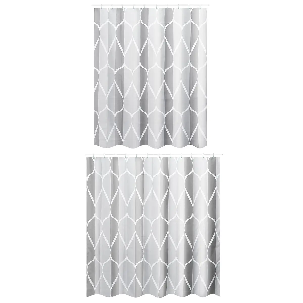 150*180cm 180*180cm Bathroom Shower Curtain Bathtub Cover Bath Waterproof Bath Curtains Modern Curtain Home Decor+ 12 Hooks
