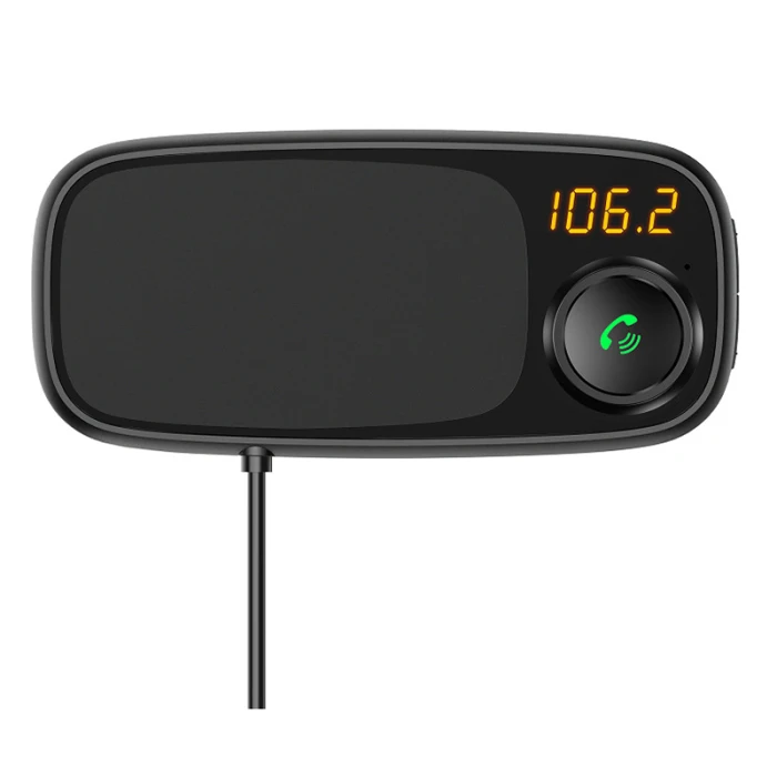 Автомобильный Bluetooth fm-передатчик с магнитным держателем для телефона QC 3,0 зарядка MP3 музыкальный плеер C66