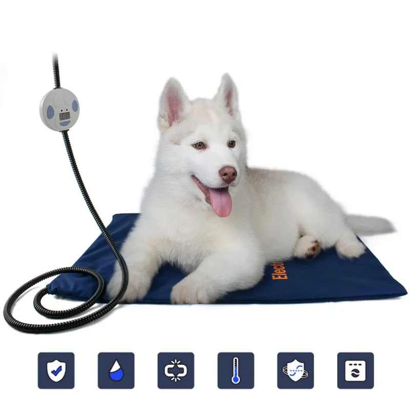 Подстилка для домашних животных с подогревом Электрический Водонепроницаемый Анти-захват одеяло термостат для собак кошек
