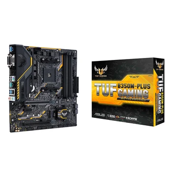 

ASUS TUF B350M-PLUS GAMING motherboard Socket AM4 DDR4 B350 Desktop Motherboard supports R7 2700X used motherboard