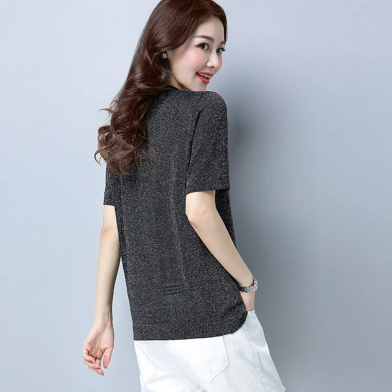 

T Shirt Women Clothes 2019 Fashion Tee beige Black Top Cotton