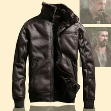 Русская зима, мужские куртки из искусственного меха, пальто, толстый теплый бархат, уличная одежда, воздушные силы, полеты, мужские пальто, Autos Streewear A913