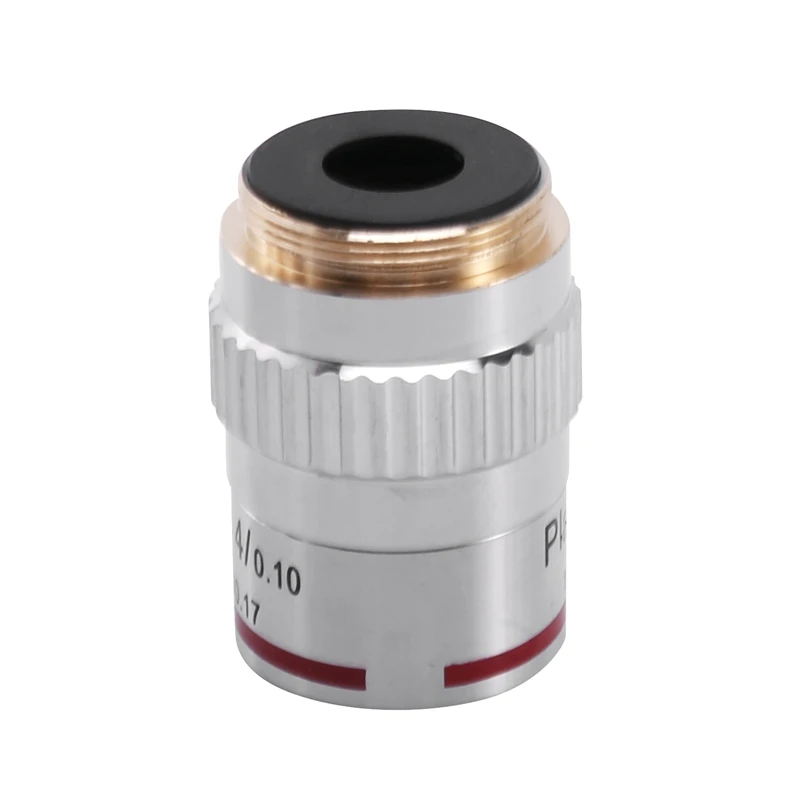 Microscope plan achromatic objective lens 4X biological metallurgical microscope objectives