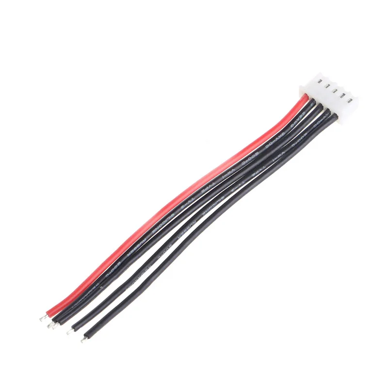 4S1P Lipo батарея баланс зарядное устройство кабель 22 AWG кремниевый провод JST XH Cnnector 10 см DXAD