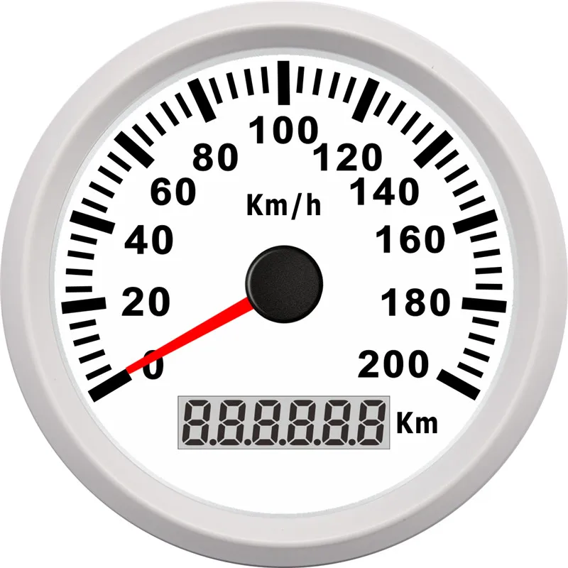 85 мм 200 км/ч Универсальный цифровой gps датчик скорости для грузовика морской лодки ATV нержавеющая 316L рамка автомобиля gps датчики скорости 12 В/24 В - Цвет: WW 200KMH