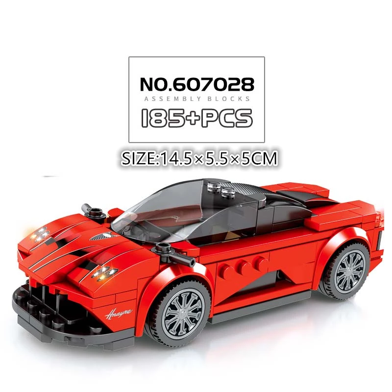 Speed Champions Technic City Assemble autos model Building Blocks supercar city Racing Car Bricks Toys for Children small bricks
