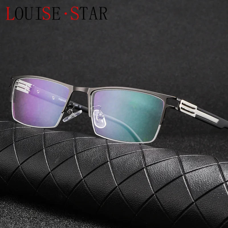 

High Quality Business Fashion Fentleman Men's Extraordinary Temperament Glasses Prescription Frame Myopia Progressive Lenses