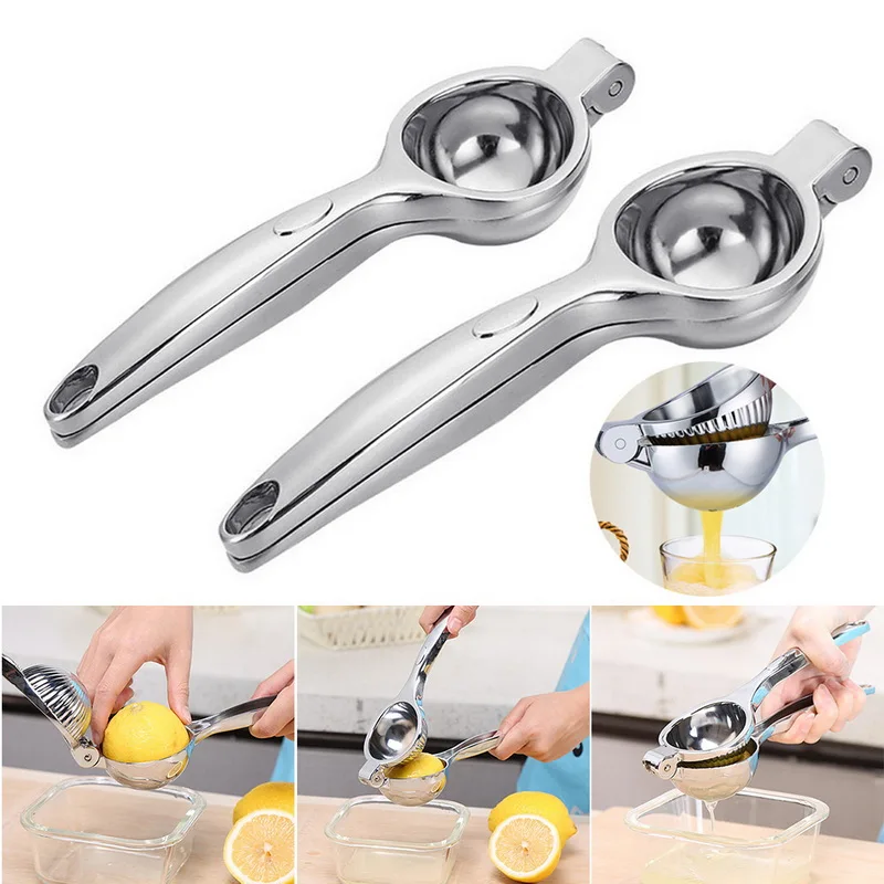 Manual Lemon Press Stainless Steel Nozzle Orange Juicer Squeezer