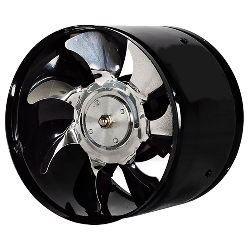 6 Inch High-Speed Exhaust Fan In-Line Duct Kitchen Extractor Metal Toilet Industrial 220V | Бытовая техника