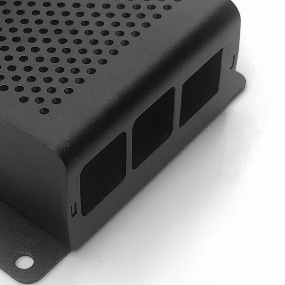 Для Raspberry Pi 4B алюминиевый корпус черный металлический корпус черный корпус для RPI 4 Модель B RPI 4B чехол