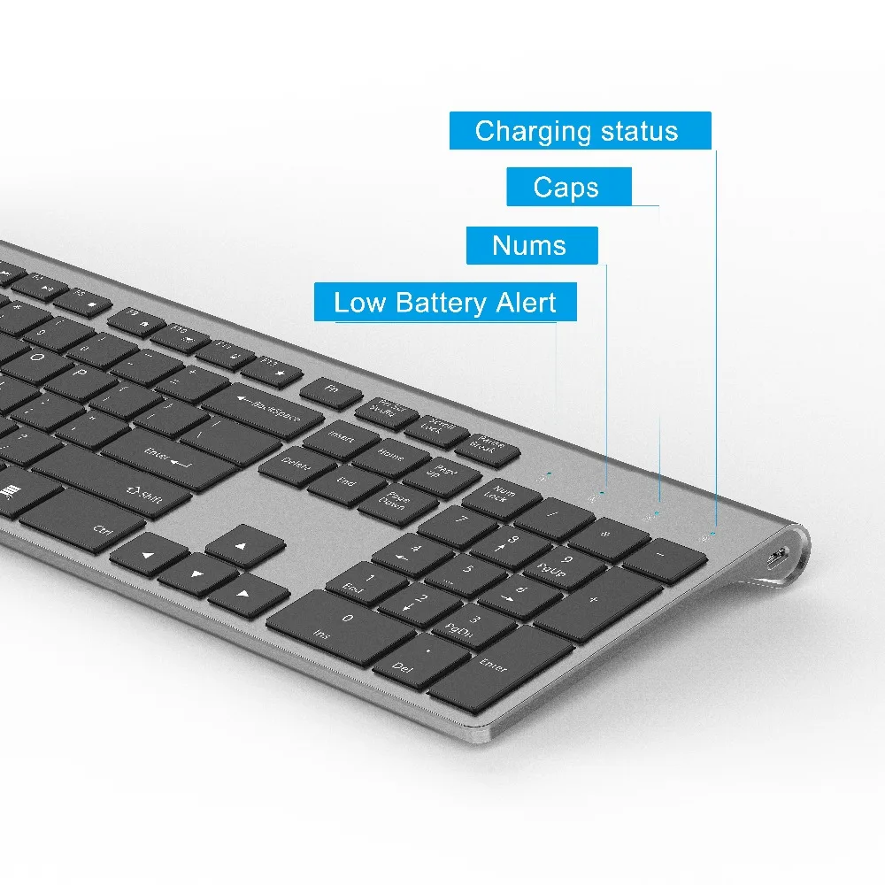 Thin wireless keyboard 6