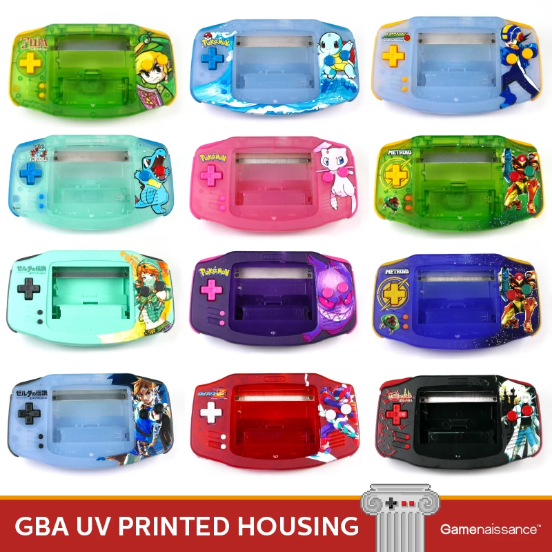 Корпус GBA для GAMEBOY Advance IPS LCD с УФ-печатью | Электроника