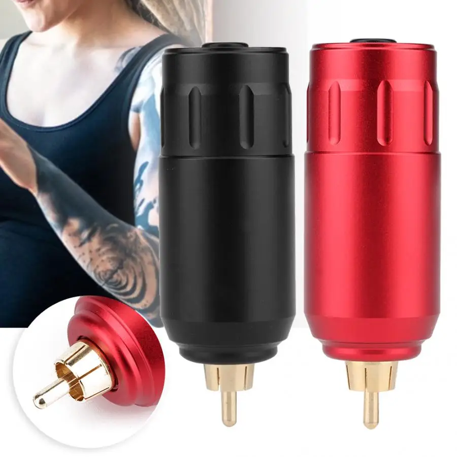 Tattoo Power Supply Wireless Ultra Light Mobile Battery Pack 1200mAh RCA Connection for Pen Machine | Красота и здоровье