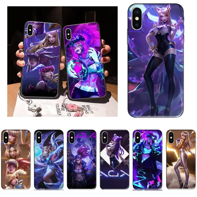 Чехол для телефона ZOROXU League Legends LOL Kda IPhone 12 Mini 11 Pro XS Max X XR 7 8 Plus | Мобильные телефоны и