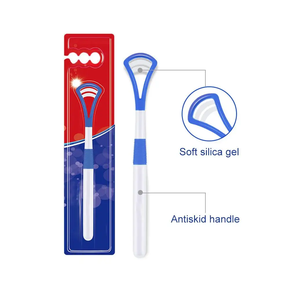 6 Pcs Tongue Brush Tongue Cleaner Scraper Cleaning Tongue Scraper For Oral Care Keep Fresh Breath Dental Care Tongue Clean Tools