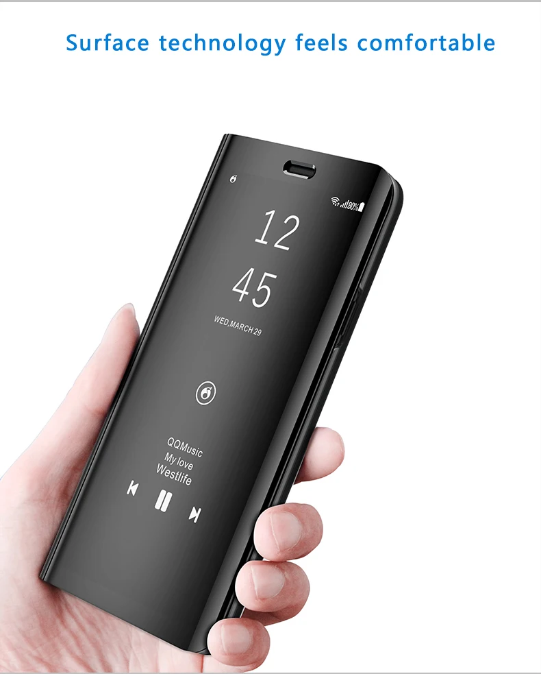 Умный зеркальный чехол для телефона для samsung Galaxy Note 10 A50 A10 A20 A30 A40 A70 A80 A90 A20e M20 M10 M30 S10 S8 S9 плюс S7 края крышки