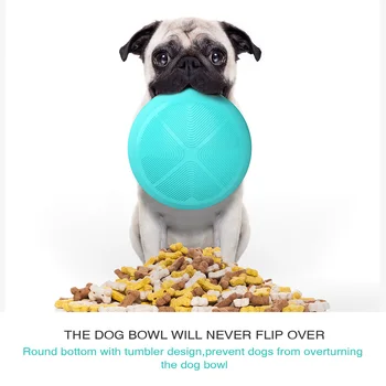 

Pet Slow Feeder Bowl Round Tumbler Dog Bowl Food Container for for Cat and Dogs DTT88