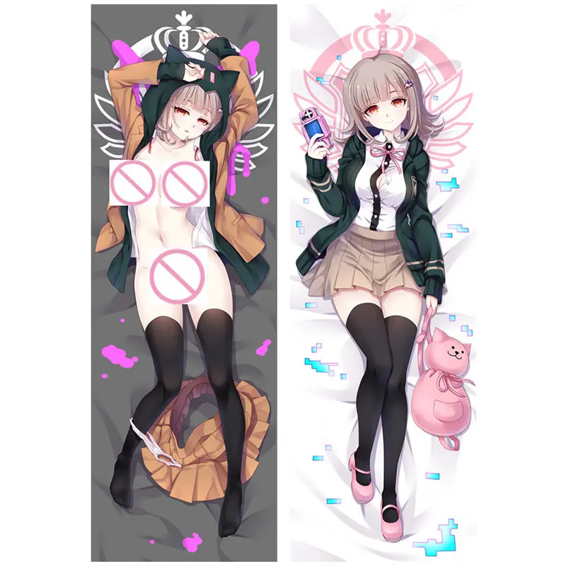 

Anime PSP Game Danganronpa Nanami ChiaKi Dakimakura Hugging Body Naegi Makoto Pillow Case Otaku Home Bedding Pillow Cover DO03B