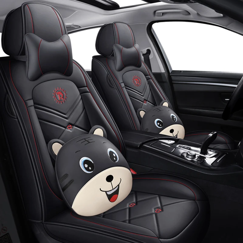 Car Product For Skoda kodiaq octavia a5 a7 yeti karoq tour rapid rs fabia 1 2 spaceback Seat Covers accessories | Автомобили и