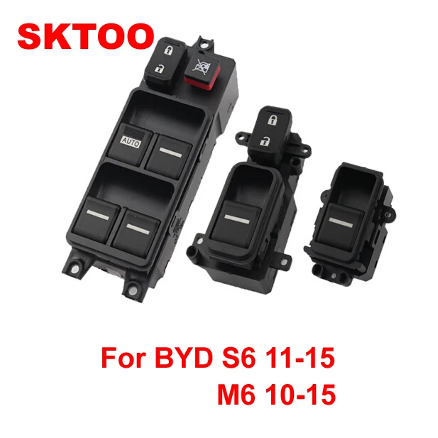 

SKTOO For BYD S6/M6 left front regulator switch assembly right front / left rear / right rear door glass lift switch