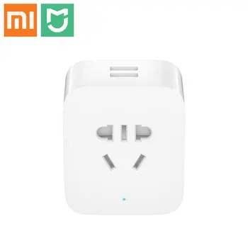 

Xiaomi Mijia Smart WiFi Plug Enhanced Version with Dual USB Port Mi Smart Home Phone Wireless Remote Control Xiaomi Smart Socket