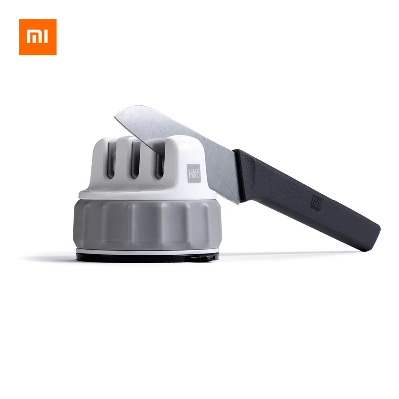 Xiaomi Mijia Huohou мини-точилка для ножа одной рукой заточка супер всасывающий кухонный точилка инструмент