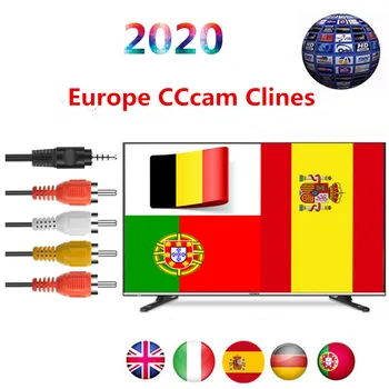 

Europe Cccam Cline for 1 year Spain DVB-S2 Germany Portugal 7/8 Europe Cline for Gtmedia V8 satellite receiver