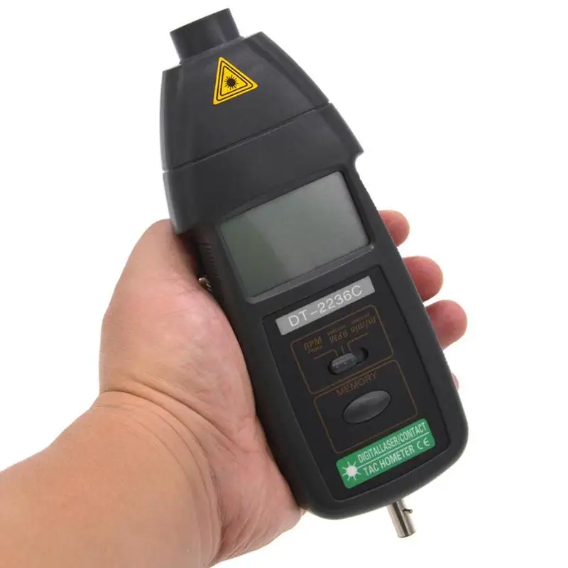 2 в 1 цифровой лазерный Тахометр Tach автоматический ранжирующий автоматический индикатор низкой мощности RPM тестер электрическая машина измеритель скорости