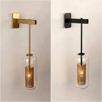 

Net Shade E14 LED Wall Lamp Aisle Corridor Wall Light Personality Metal Retro for Kitchen Living Room Bedroom Bedside Restaurant