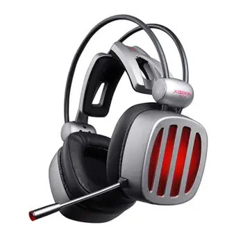 

Gaming Headset 7.1 Surround Sound Stereo Headphones with Microphone LED Light for Computer Gamer USB Game Headset