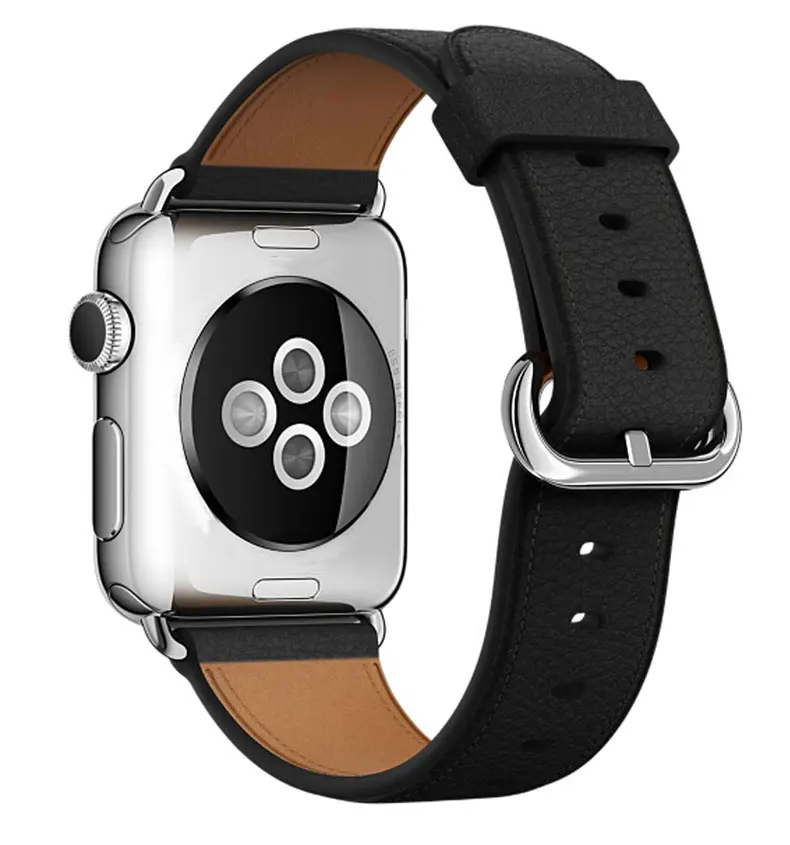 Кожаный ремешок для Apple Watch Band 42 мм 38 мм iwatch 4/3 браслет 44 мм 40 мм браслет вакуумная Кофеварка Пряжка ремешок для часов