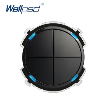 

Wallpad 4 Gang 2 Way Wall Light Switch LED Indicator Function Key Only Free Combination