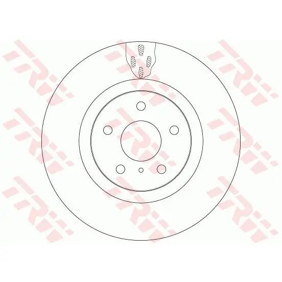 Диск тормозной передний Nissan 350Z 3.5i V6 03 09 TRW DF6480|Тормозной цилиндр| |