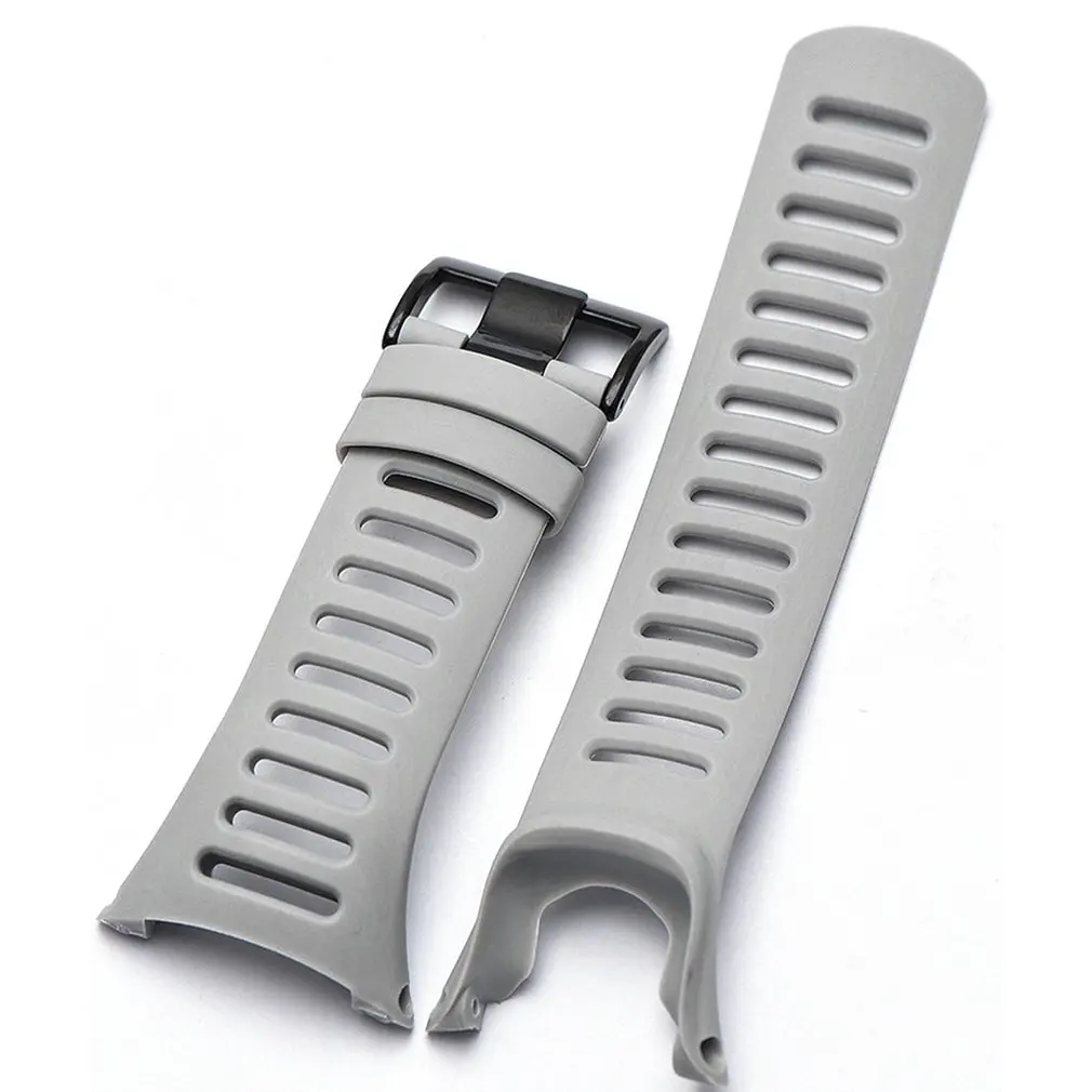 

Replacement Strap For SUUNTO Ambit 24mm Men Watch Rubber Band Strap Men Bracelets Black Buckle with Tool
