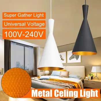 

Modern Chandelier Metal Vintage Retro Style Decor Ceiling Pendant Light Shade Lampshades For Living Room Coffee Shop