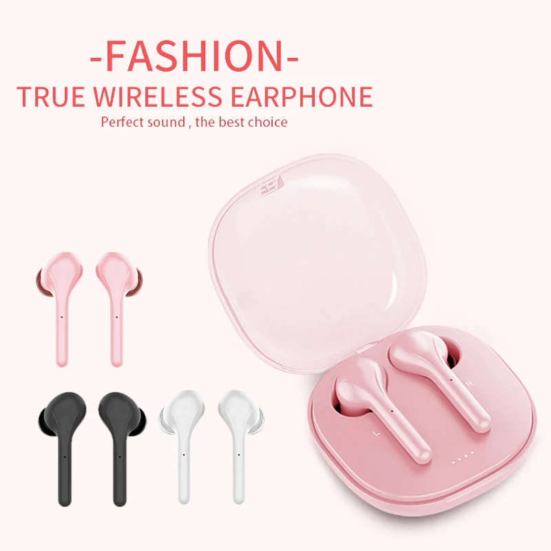 

Wireless headset Bluetooth 5.0 headset sports Earphone Headset with microphone charging box headset for all smart phones