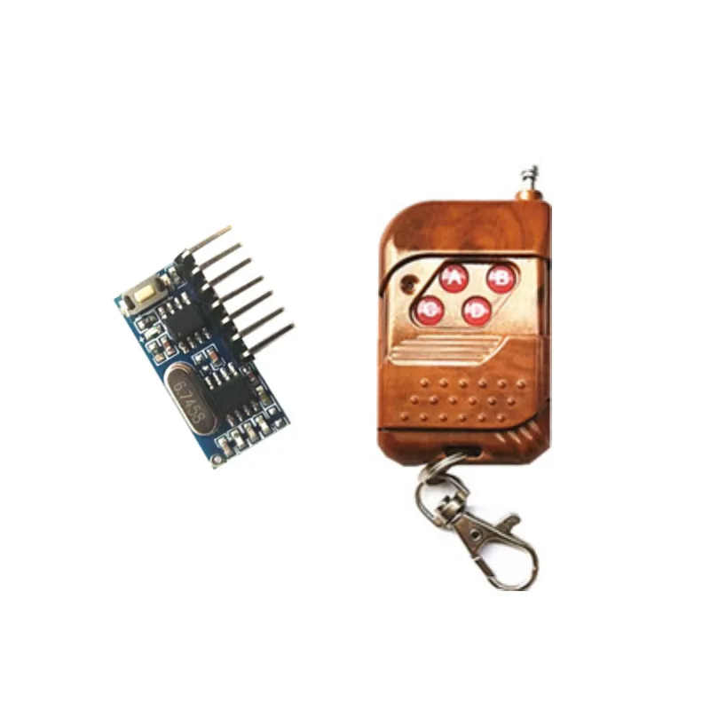 Пульт дистанционного управления 433 МГц и беспроводной приемник обучающий код 1527