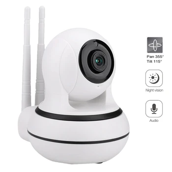 

1080P Smart IP Camera Home Security WiFi Camera IR-Cut Night Vision Motion Detection 2-way Audio Baby Monitor APP Control