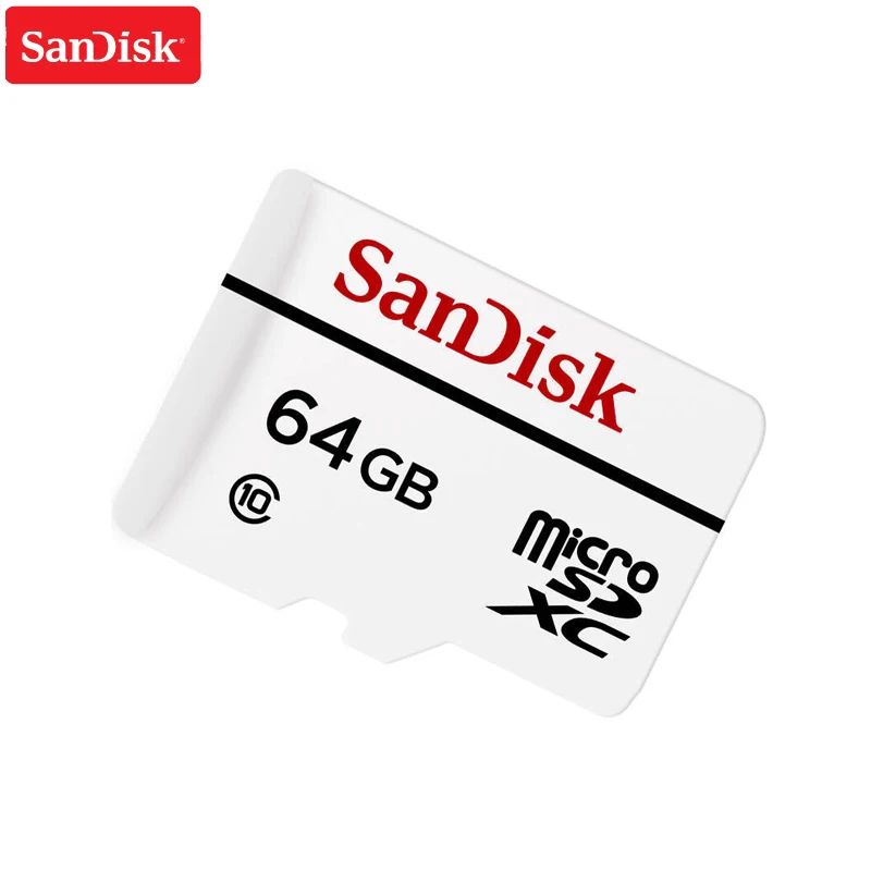 100% Оригинал SanDisk micro SD карта 64 Гб высокая выносливость видео мониторинг microsd