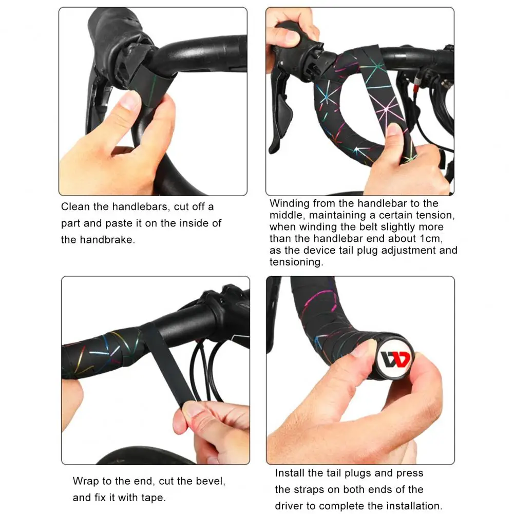 WEST BIKING EVA Anti-Scratch Bike Handlebar Tape Shock Reduce Soft Bicycle Handlebar Universal Bicycle Accessories