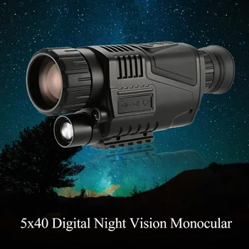 

Telescope 5x40 Multi-functional Digital Night Vision Monocular Telescope with Camera Video Recorder Camcorder Function Telescope