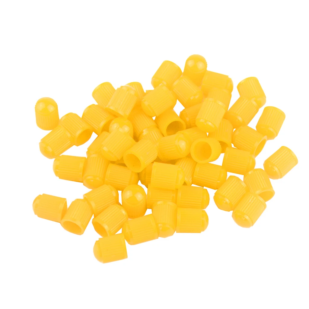 100x Plastic Car Bike Motorcycle Truck wheel Tire Valve Stem Caps HOT