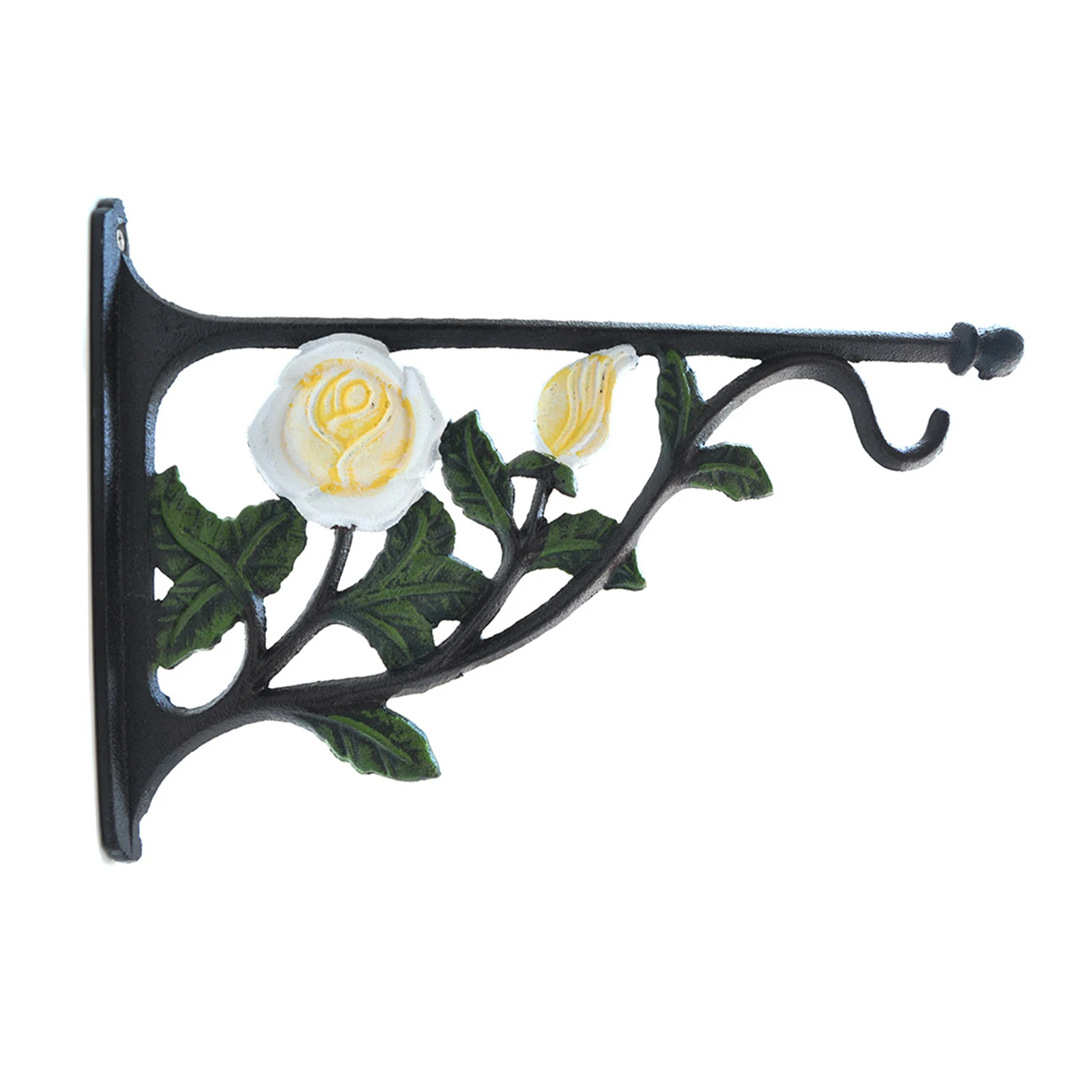 

Hanging Plants Bracket Flower Pot Hook Decorative Courtyard Tripod Wall Decorative Courtyard Wall Metal Plant Hanger Hook